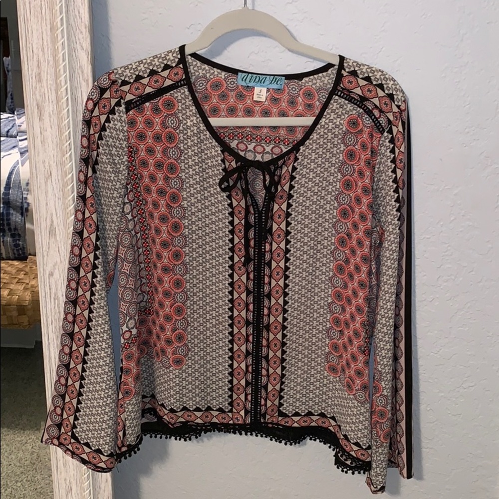 Francesca’s patterned top